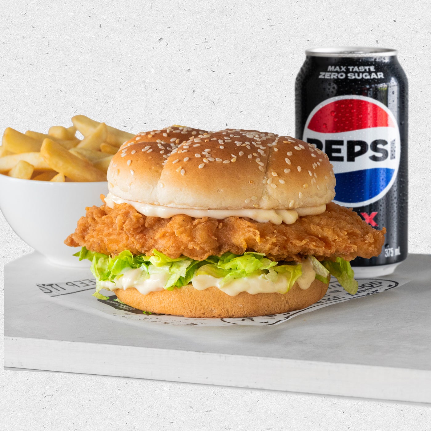 Zinger Box Meal with 2 Hot Wings