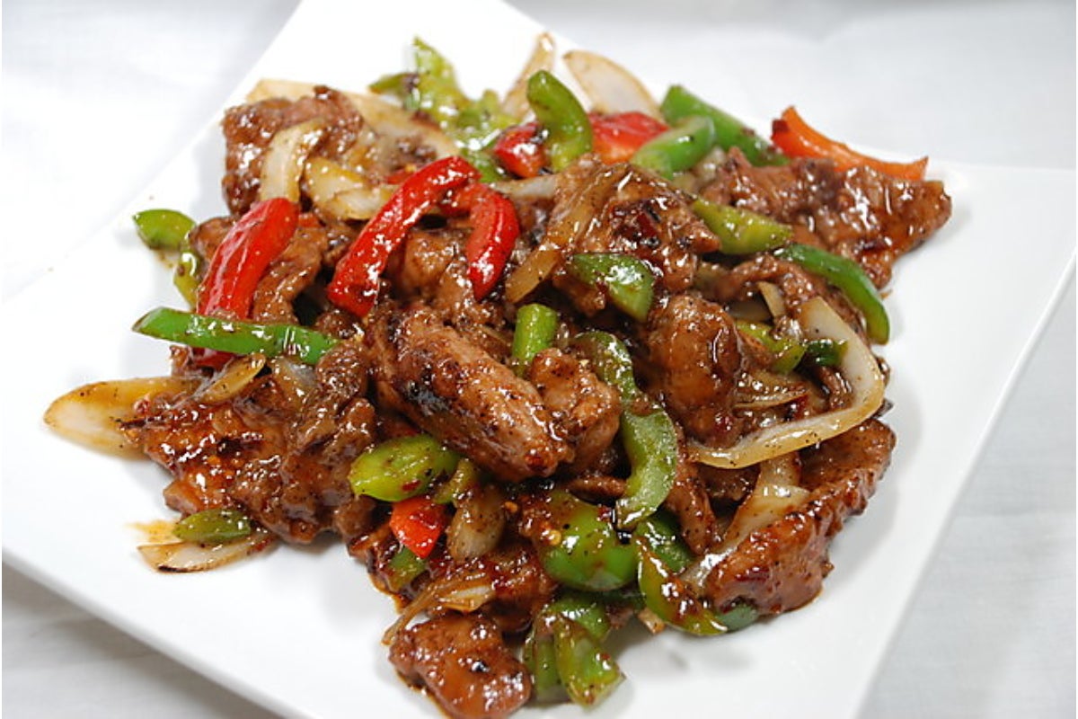 Chicken with Black Pepper Sauce #336