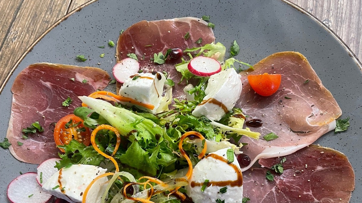 Parma Ham and Mozzarella