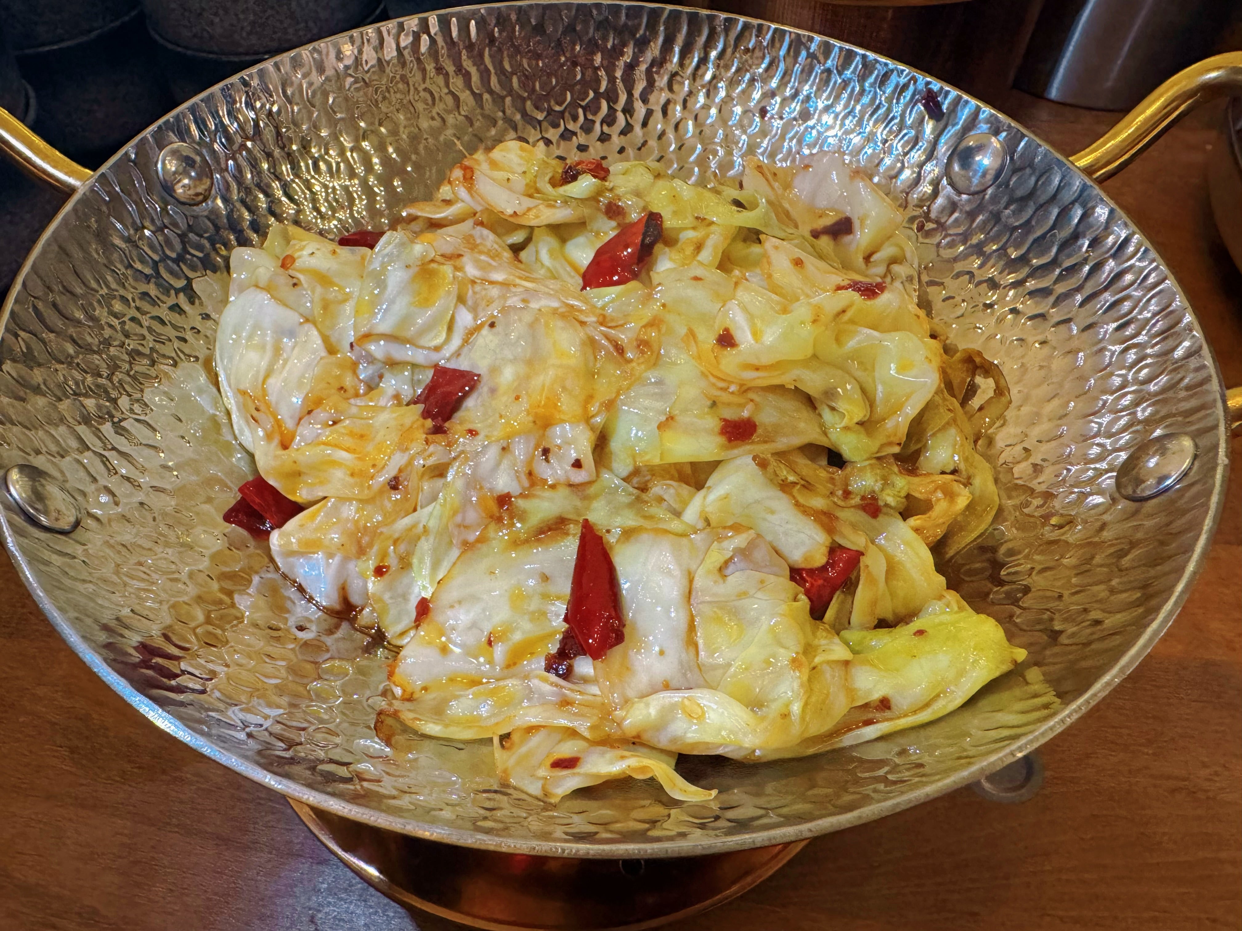 Dry Fried Cabbage with Chilli