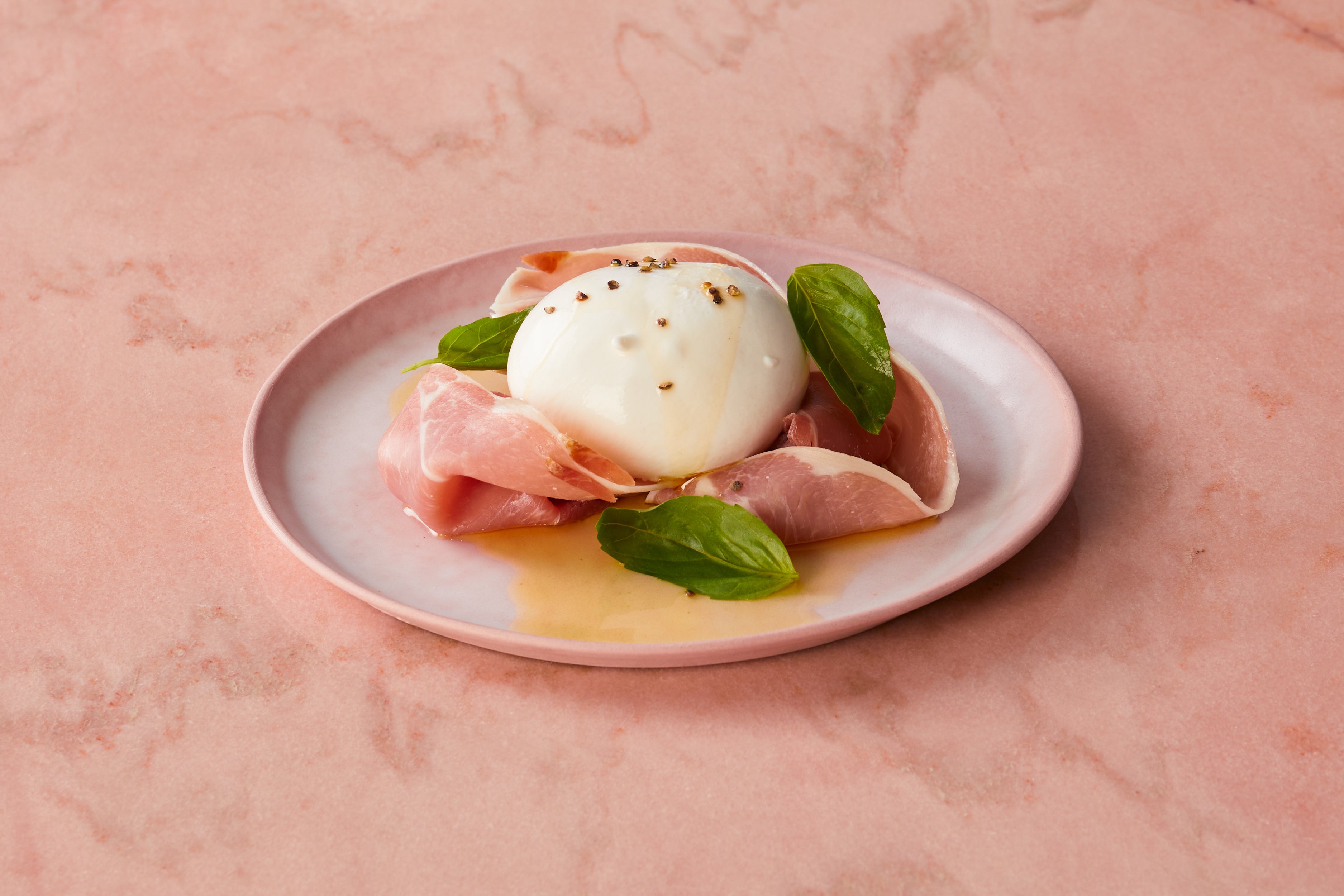 Burrata with Parma Ham