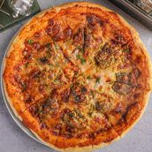Mustard Beef Pizza