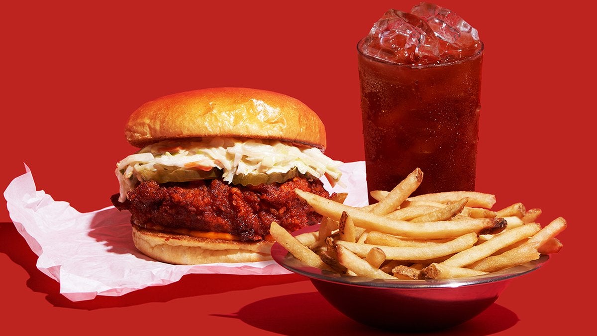 Nashville Hot Chicken Burger Combo
