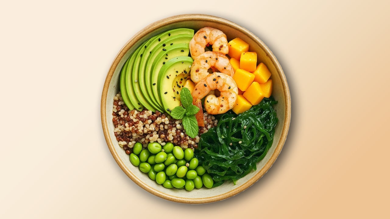 鲜虾能量碗 �� Shrimp Boost Poke