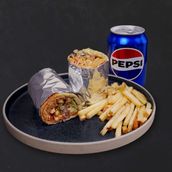Chicken Fajita Burrito Meal