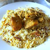 Double Chicken Fry Biriyani