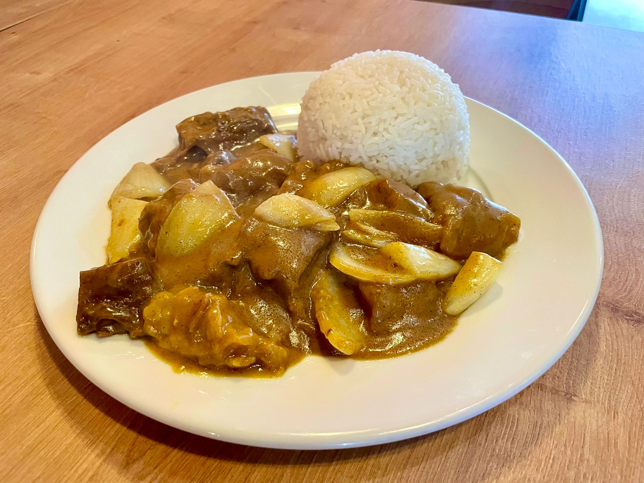 Curry Beef Brisket with Rice 🌶️