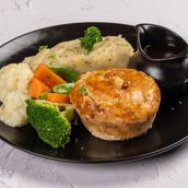 Chicken & Mushroom Pie (G)(D)E)