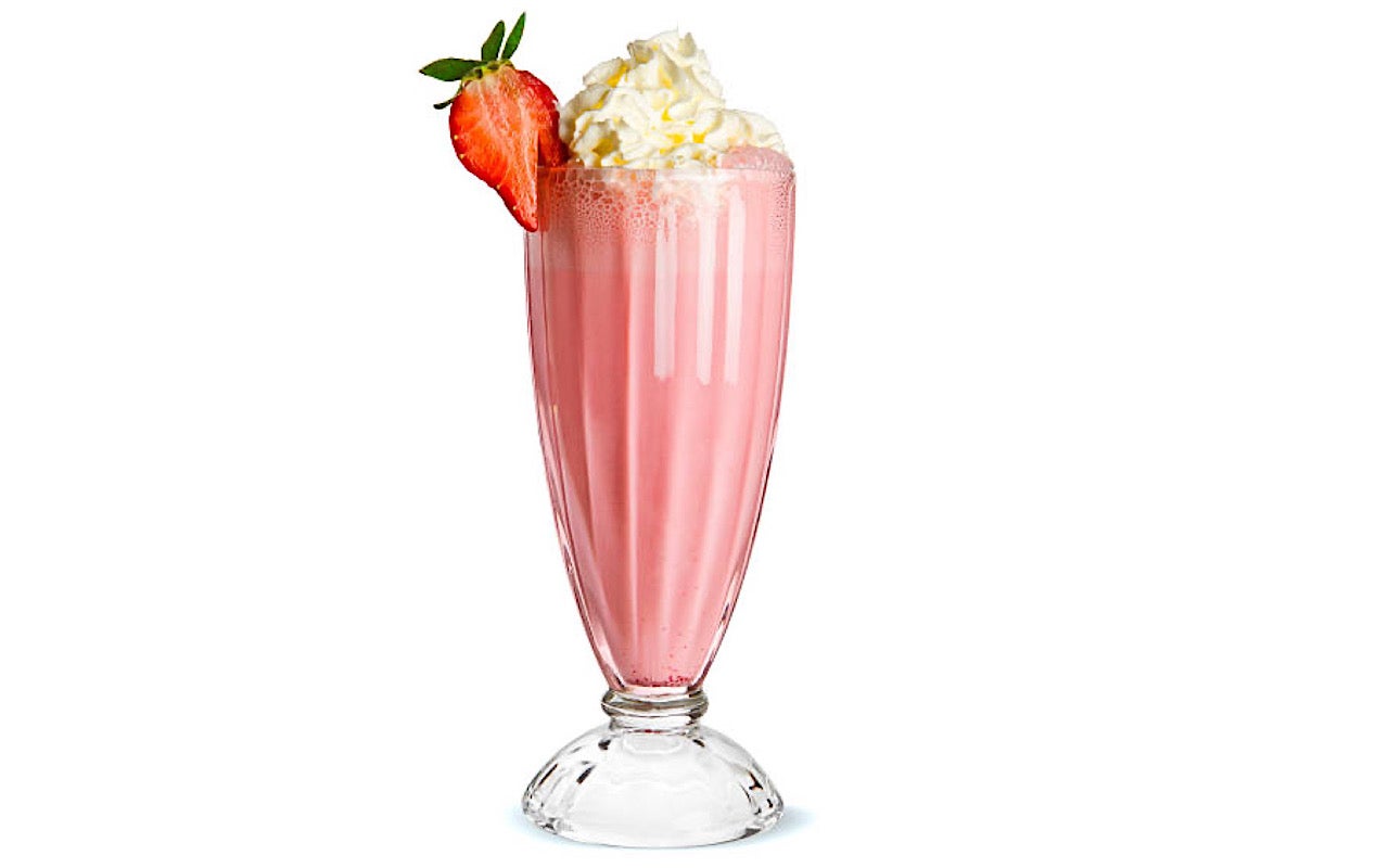 Vegan Strawberry Milkshake