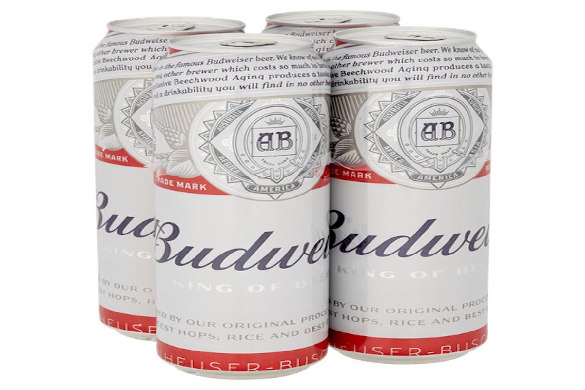 Budweiser Can 4x568ml