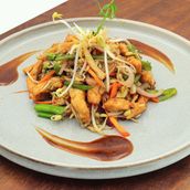 Shredded Chicken With Mixed Vegetables