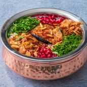 Lebanese Eggplant Fatteh