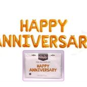 Happy Anniversary Balloon Letter Set