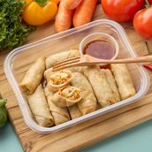 Spring Roll Shrimp with Sweet Chilli Sauce