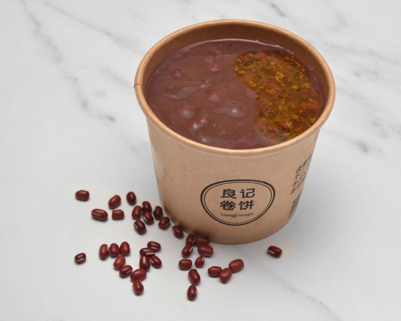 Red Bean Osmanthus Porridge 赤豆桂花粥