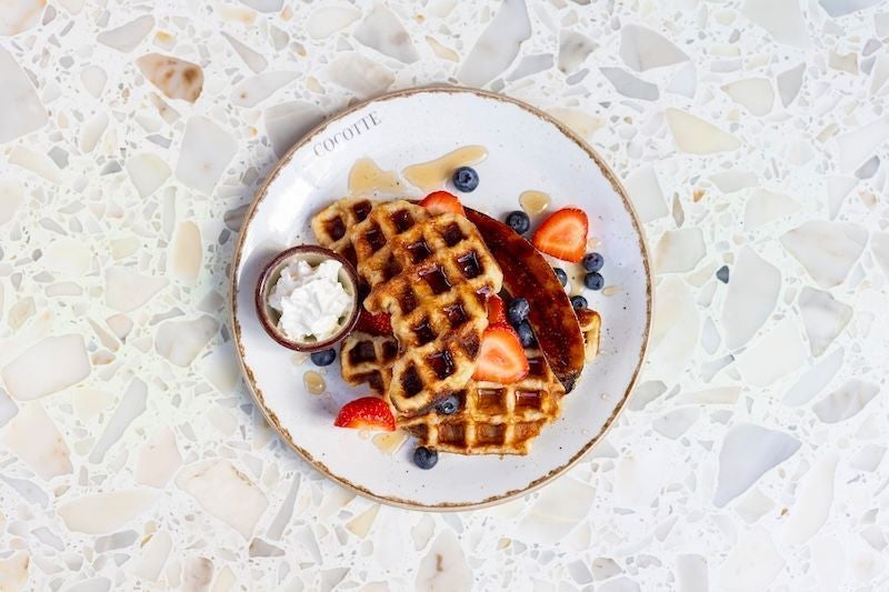 Sweet Croissant Waffles