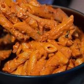 Pink pasta
