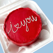 Bento Cake Love You Mix Chocolate Vanilla