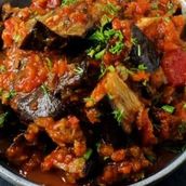 Eggplant In Red Sauce