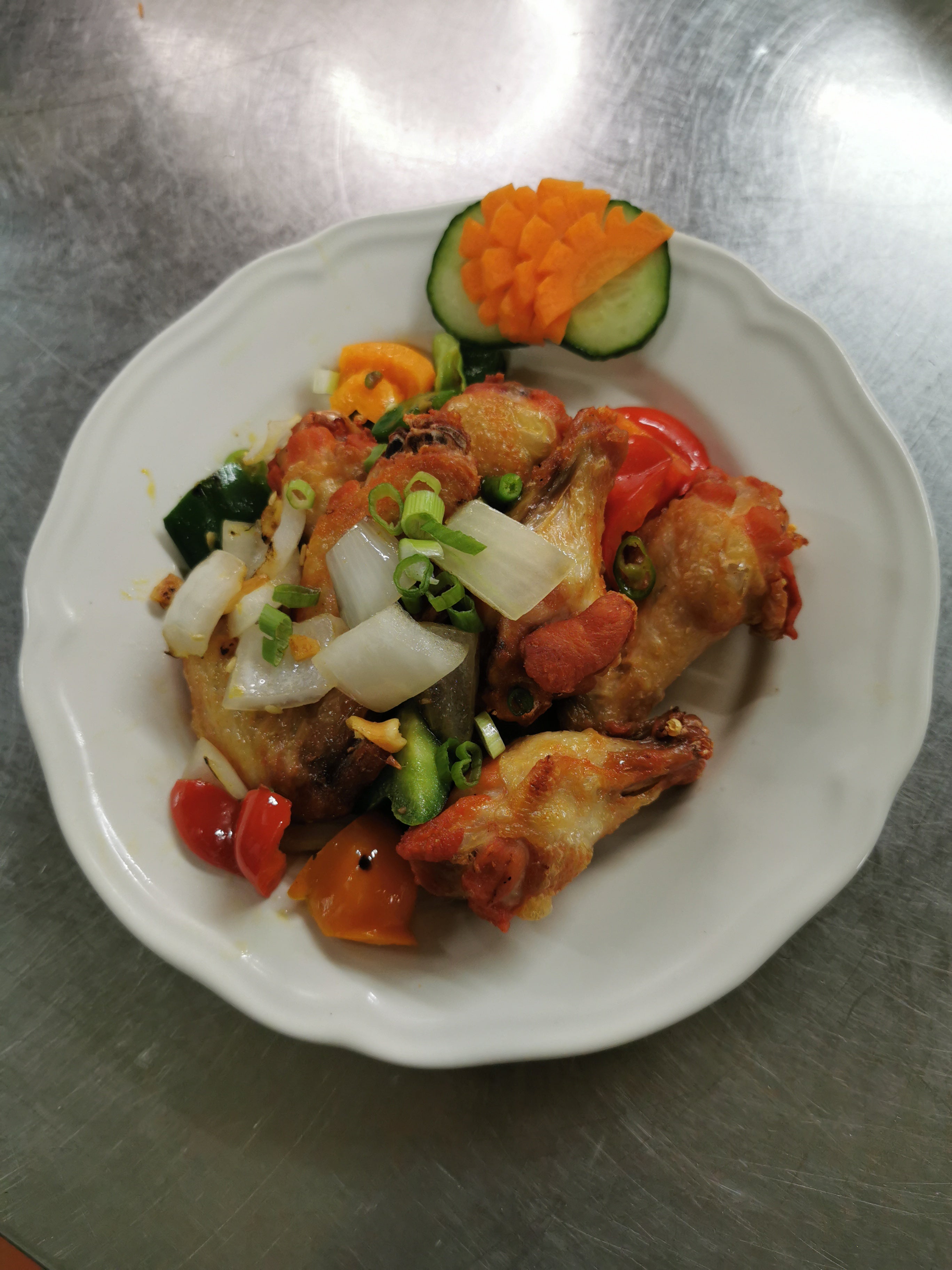 10G. Salt Baked Chilli Chicken Wings椒盐鸡翅