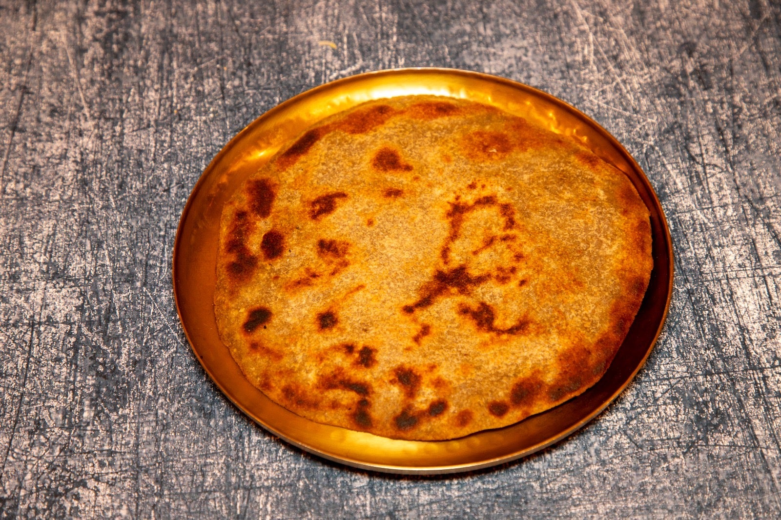 Vegan Bajre Di Roti with Gur