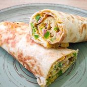 Omelette Paratha Roll