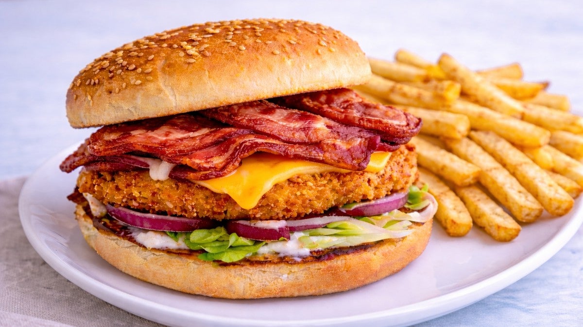 Chicken Strips Burger