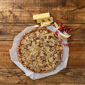 Pomegranate Molasses Lahmajun & Cheese