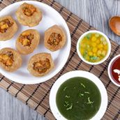 Pani Puri Freshly Prepared