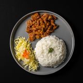 Beef Bamya With Rice