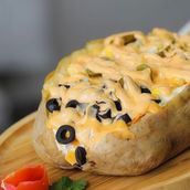 baked potato with Potato Plain