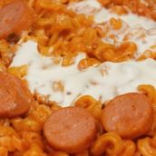 Buldak Noodles Hotdog