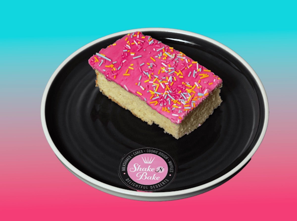 Pinkalicious Sprinkle Sponge Cake Slice