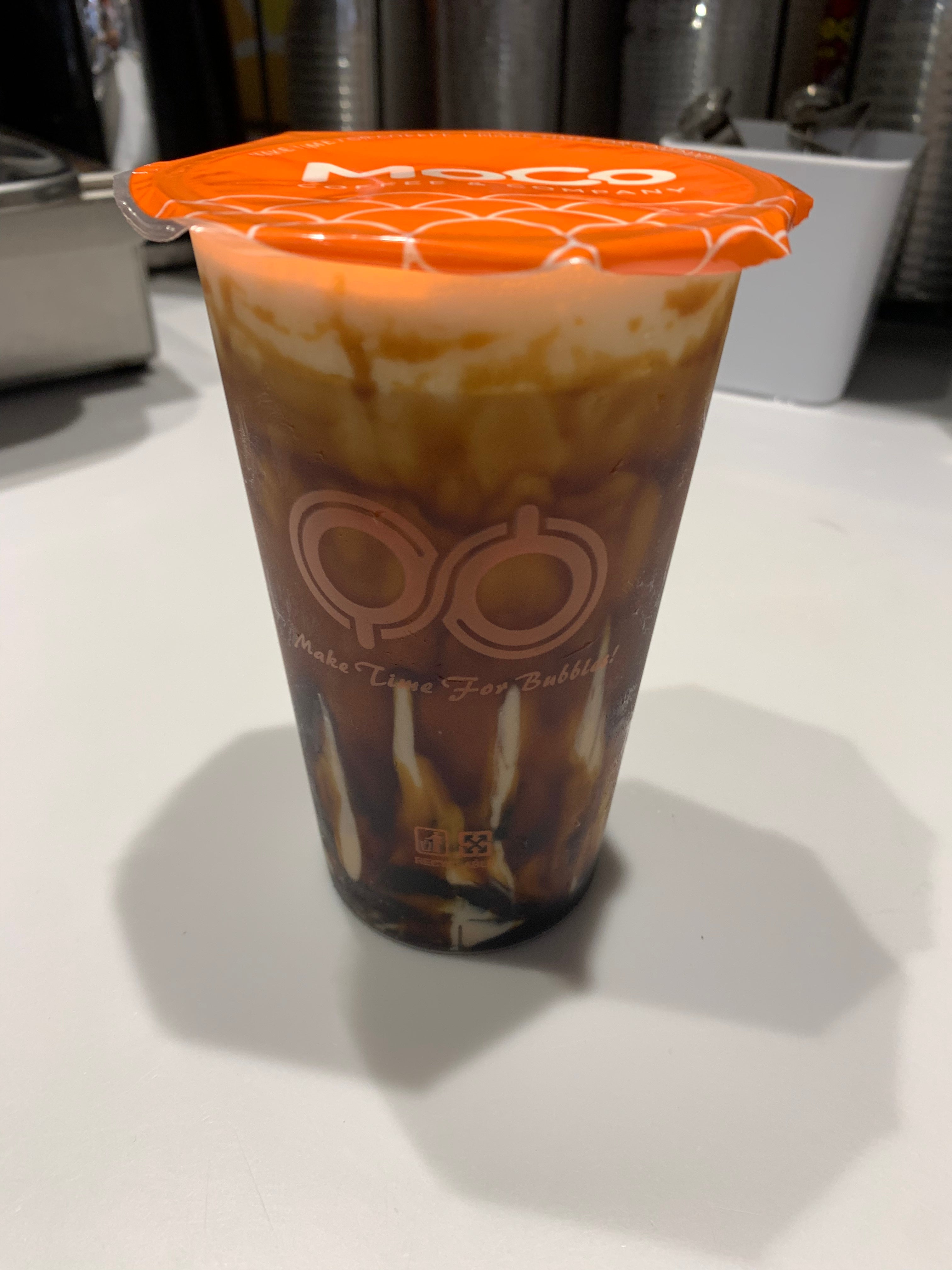 Creme Delight brown sugar bubble tea 黑糖珍珠奶茶