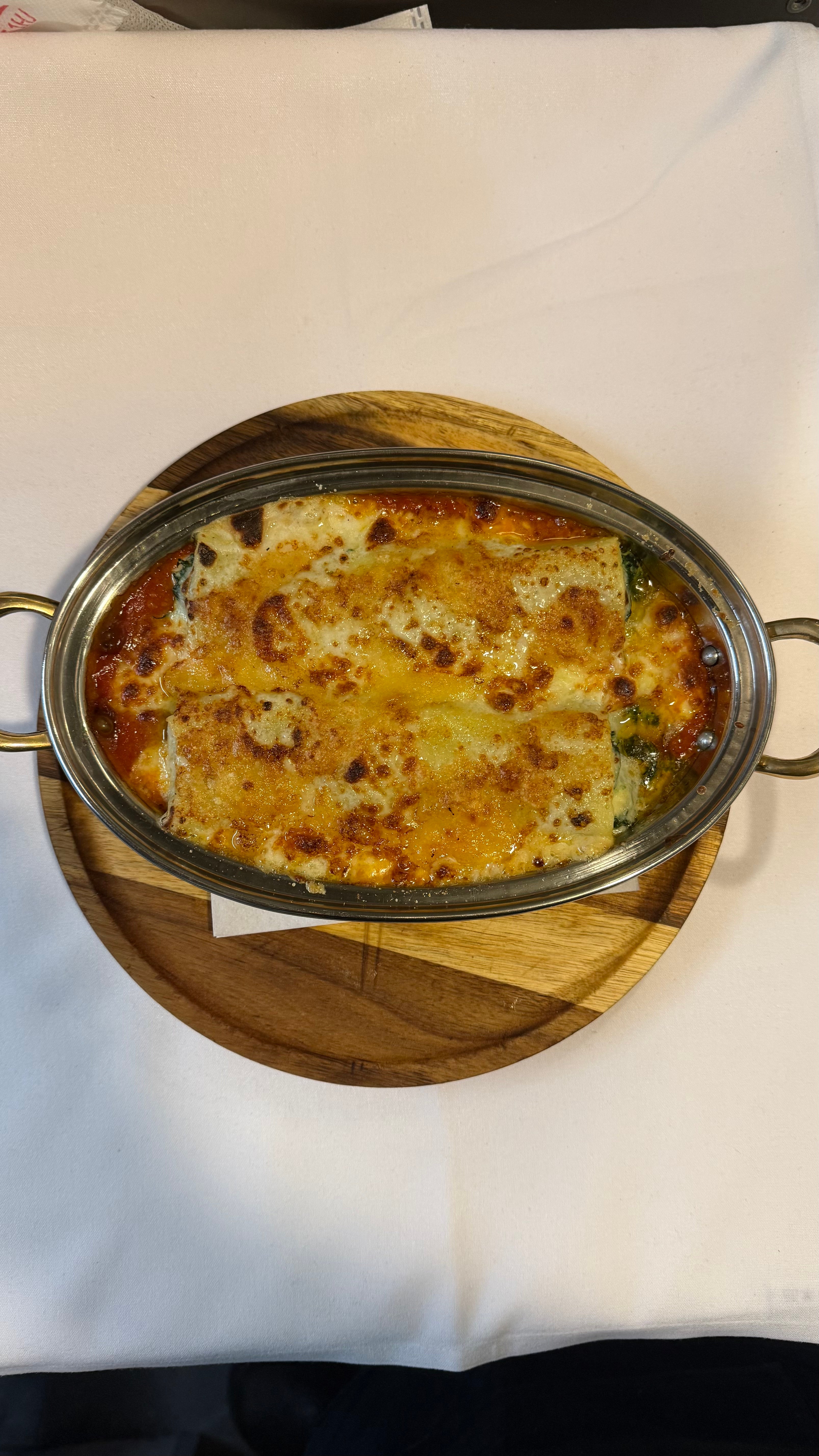 Cannelloni Ricotta Spinach(v)