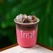Rose latte cold