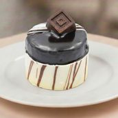 Chocolate Mousse Cake Portion