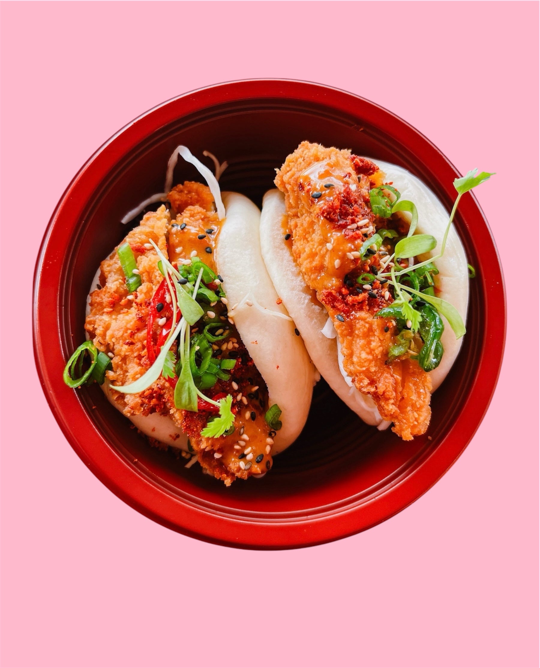 Vegan Katsu Chick'n Bao