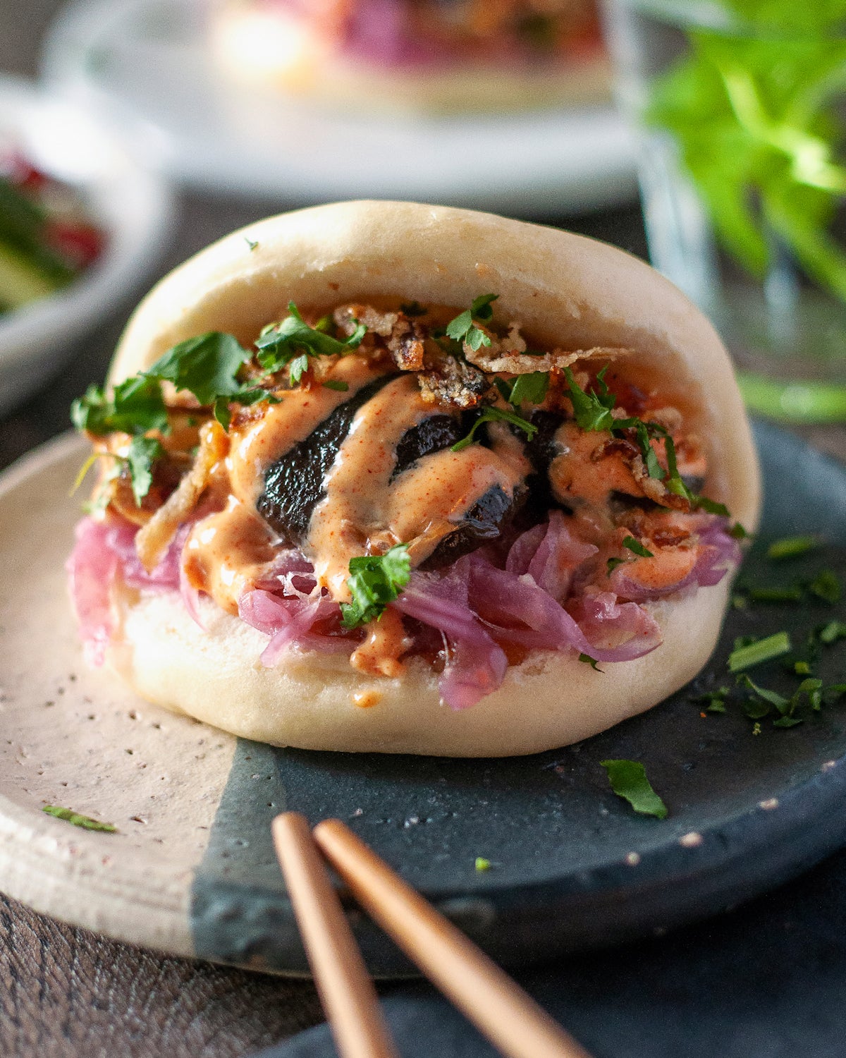 Vegan Shiitake Mushroom Bao (VG)
