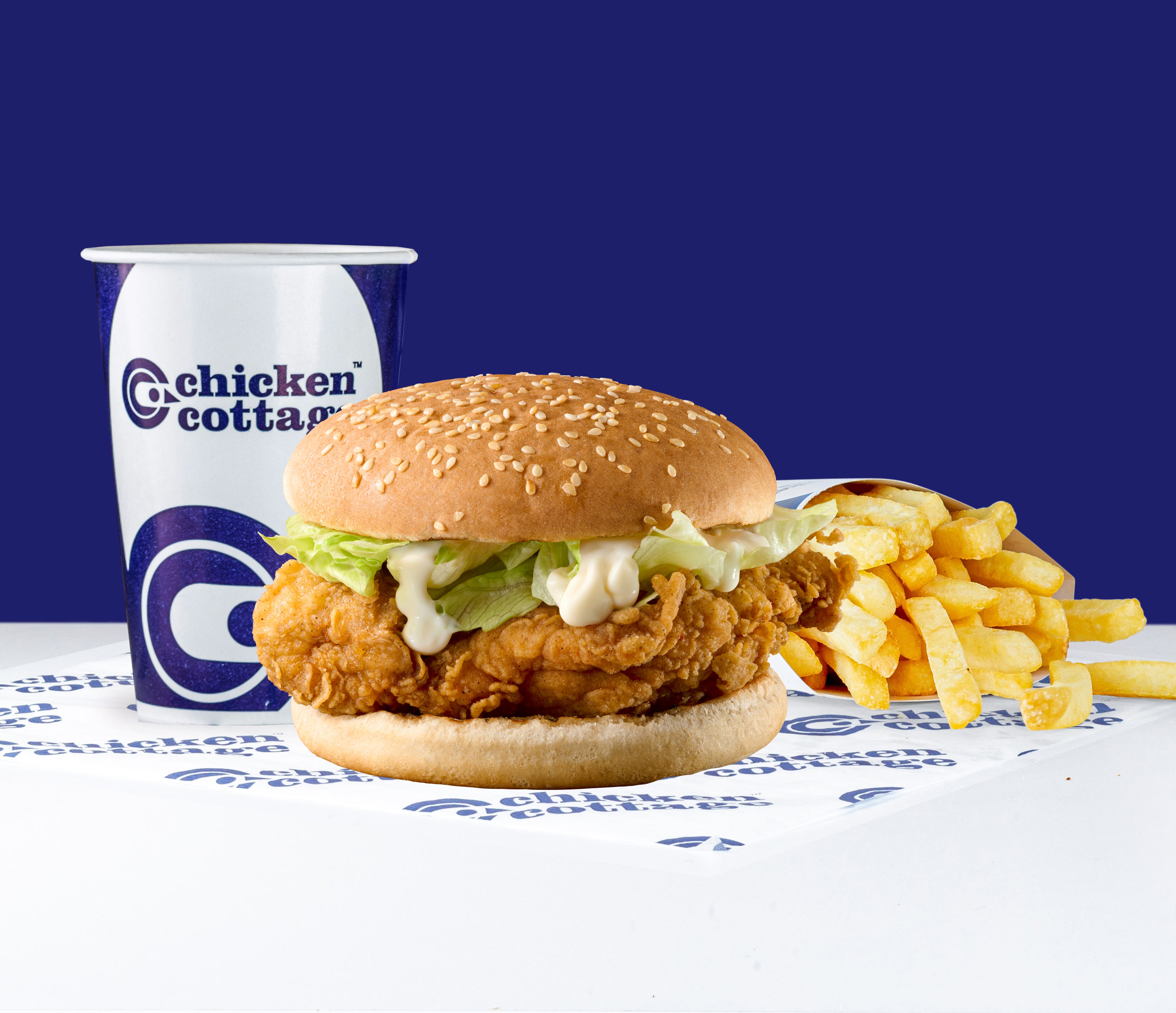 Chicken Fillet Burger Meal