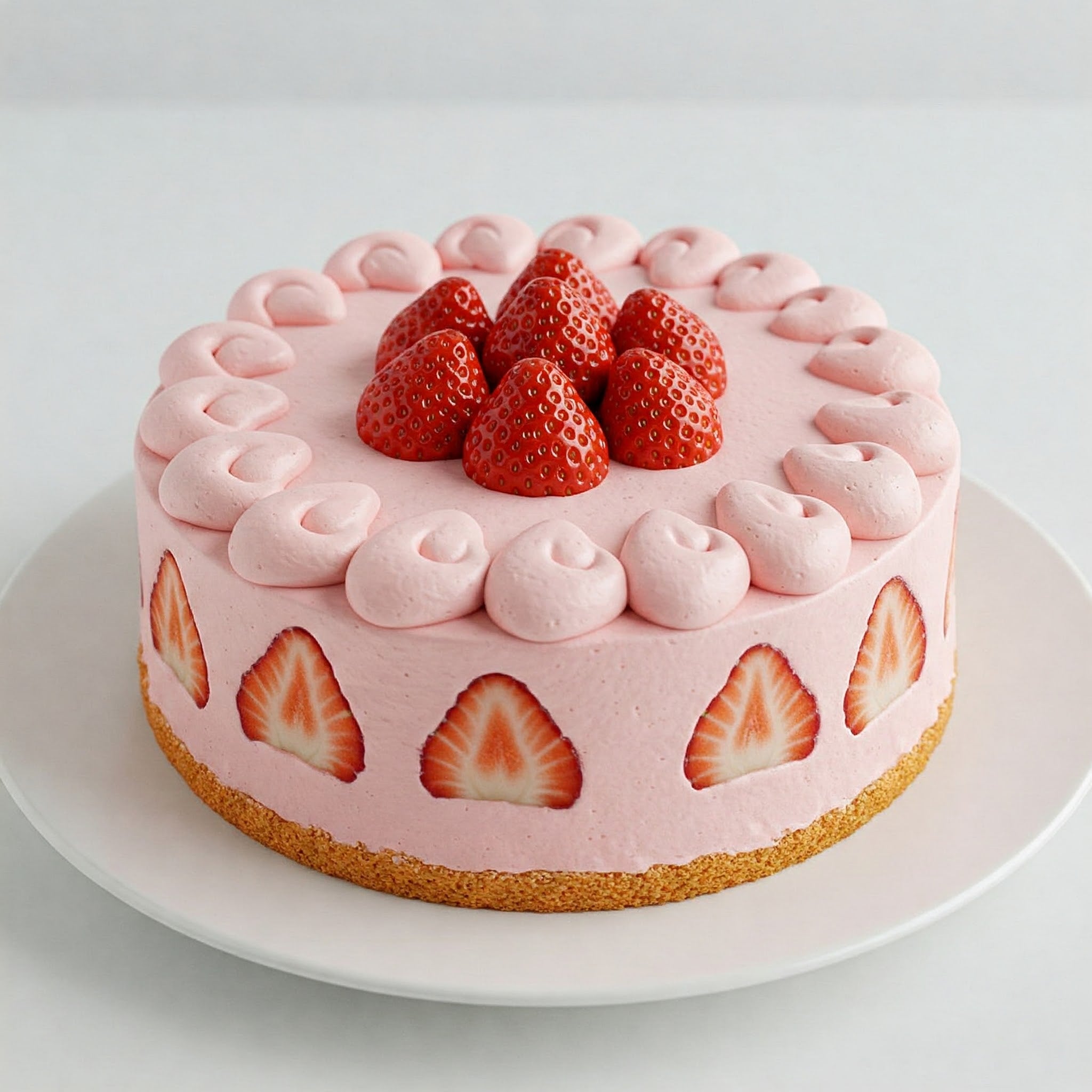 Strawberry Bento Cake