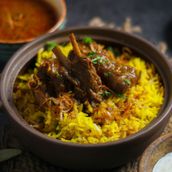 Mutton Dum Biryani Boneless