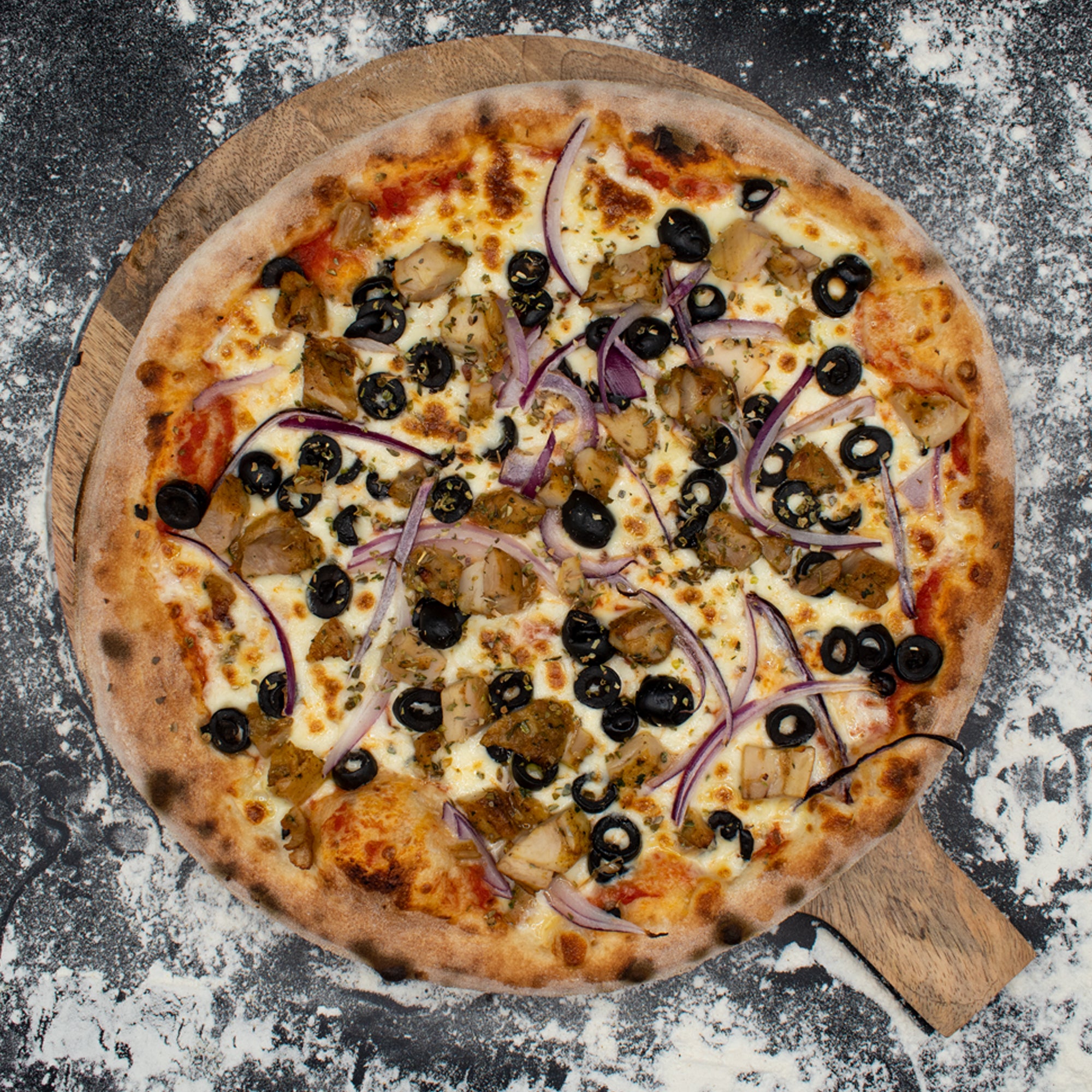 Pizza Bufala Porcini Tartufo