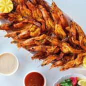 Half a kilo of shrimp