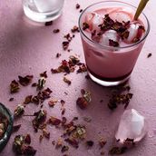 Iced Rose Latte