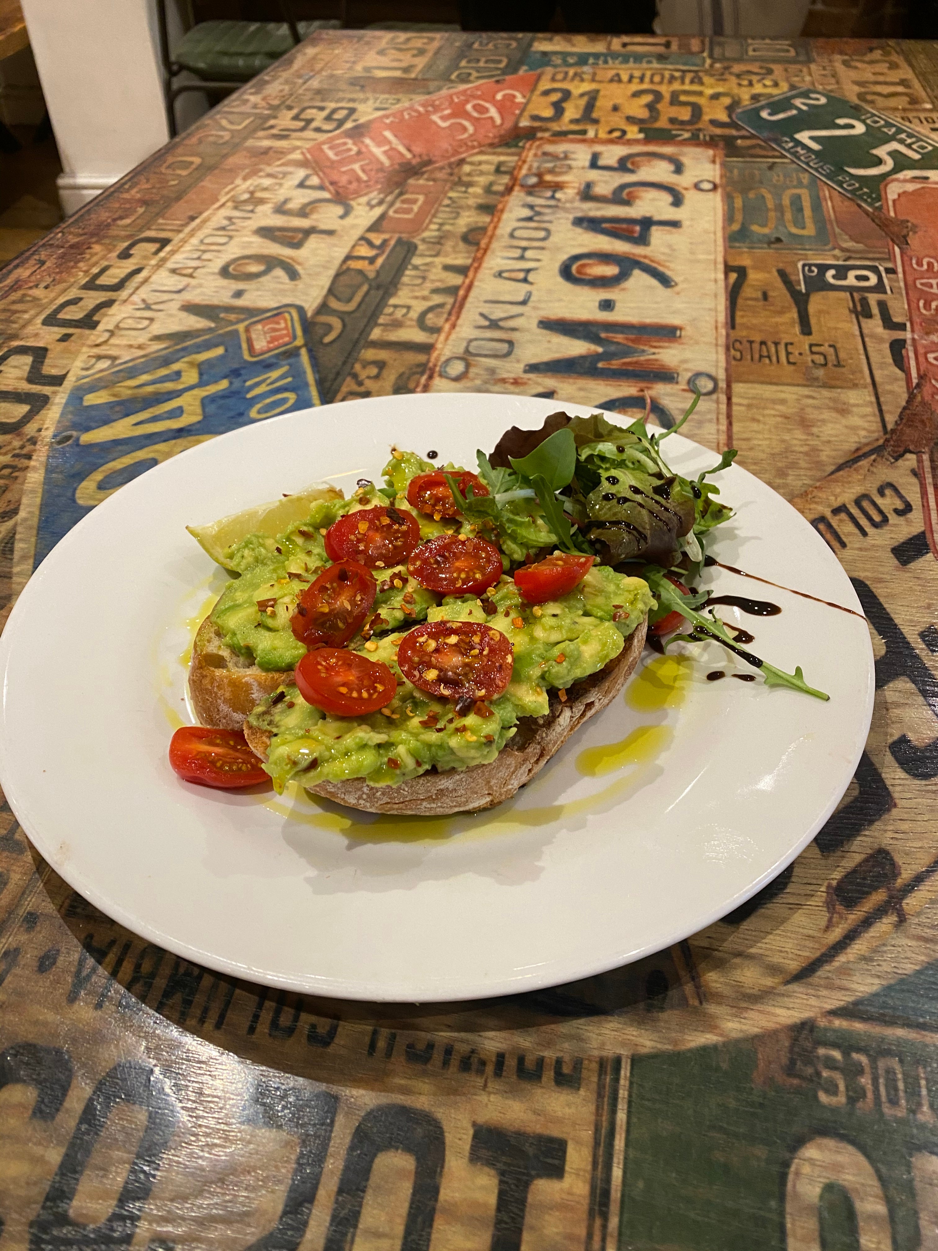 Avocado On Sourdough Toast