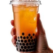 Peach Popping Boba