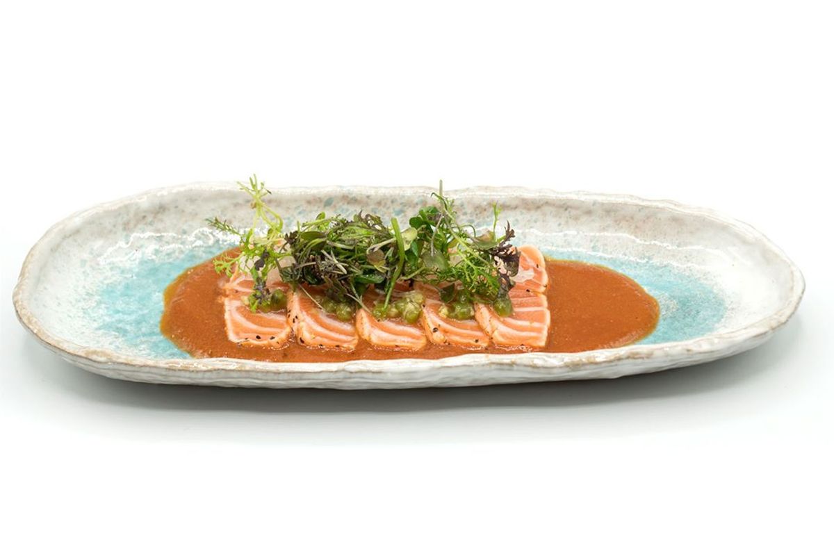 Salmon Tataki 