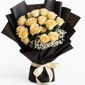 Natural  Roses Flowers Bouquet