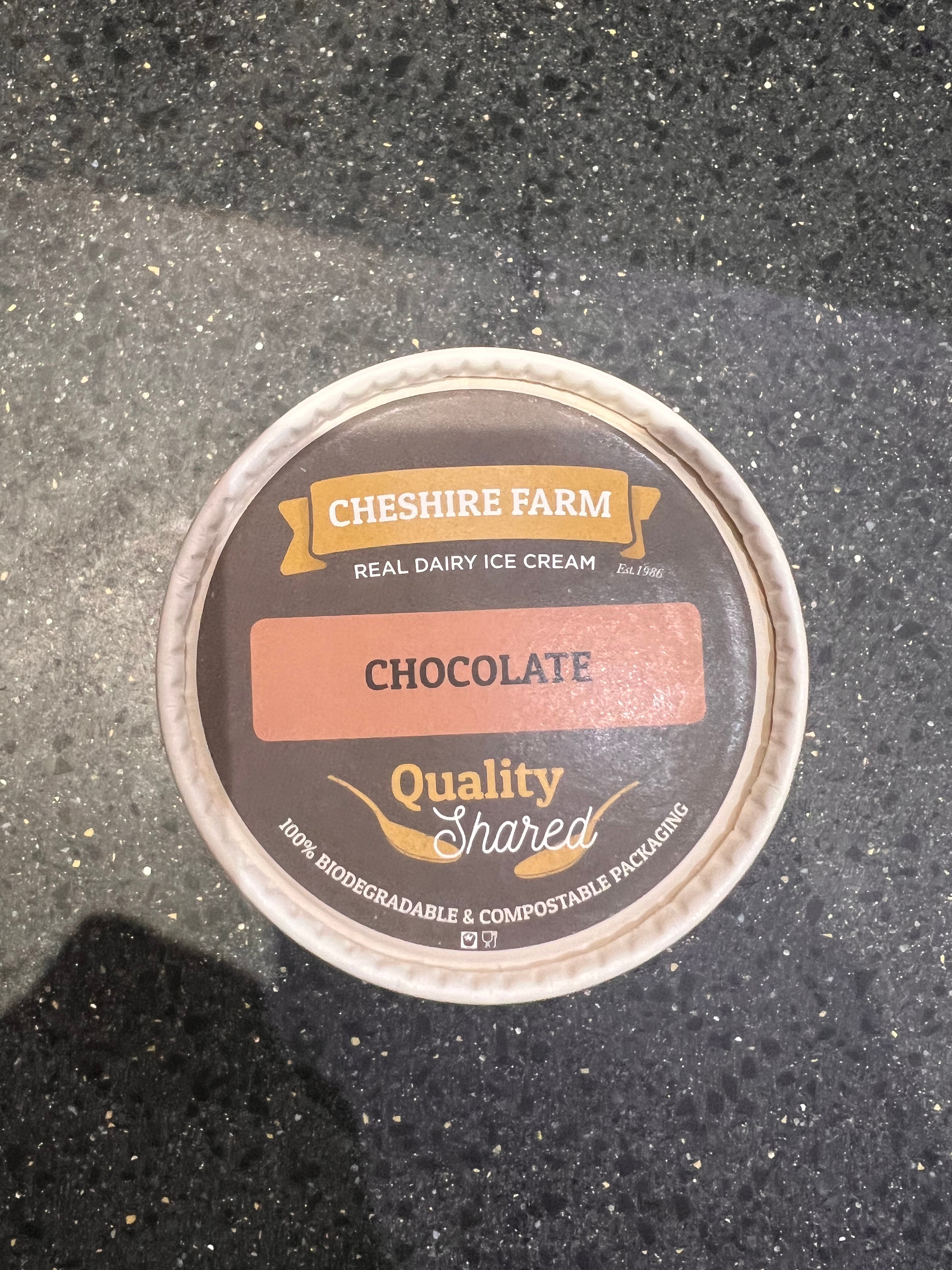 Chocolate Cheshire Farm Ice Cream
